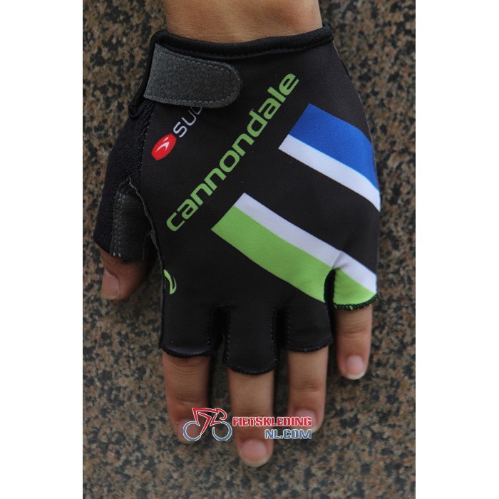2020 Cannondale Korte Handschoenen Groen Zwart